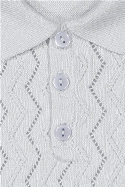 TRİKO GOLF TULUM (ZİKZAK DESEN) GRİ