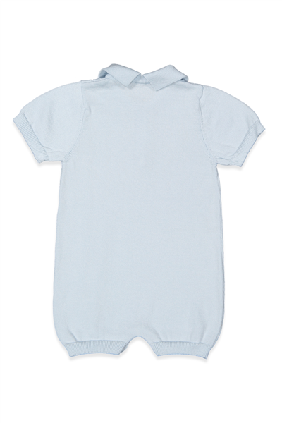 TRİKO GOLF TULUM (ZİKZAK DESEN) MAVİ