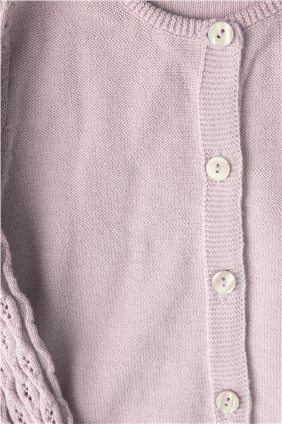 TRİKO HIRKA (BURGU DESEN) PEMBE