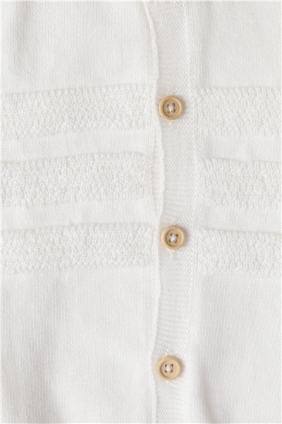 TRİKO HIRKA (ÇİZGİ DESEN) EKRU