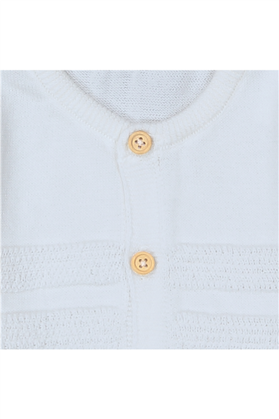 TRİKO HIRKA (ÇİZGİ DESEN) MAVİ