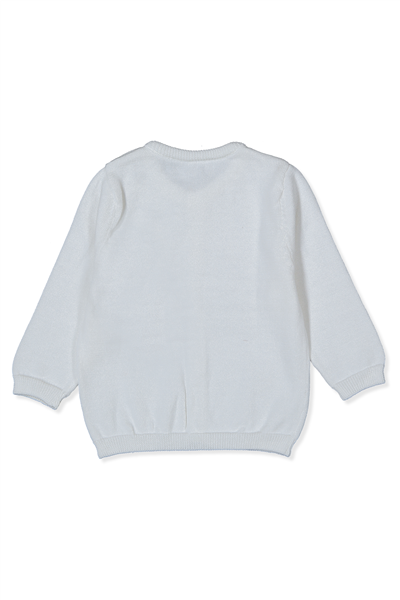 TRİKO HIRKA (ÇİZGİ DESEN) MAVİ