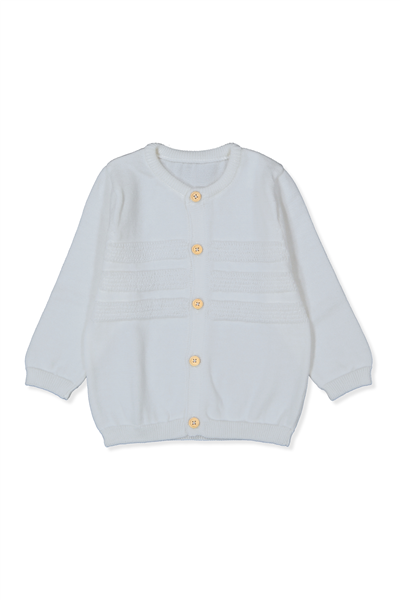 TRİKO HIRKA (ÇİZGİ DESEN) MAVİ