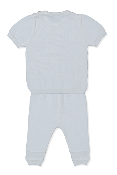 TRİKO İKİLİ TAKIM (ÇİZGİ DESEN) MAVİ