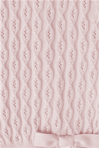 TRİKO ŞORTLU TAKIM (BURGU DESEN) PEMBE