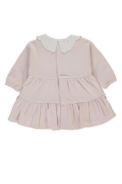 ÜÇ İP ELBİSE (RETRO FLOWER) PUDRA