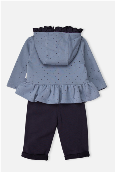 ÜÇ İP KAPŞONLU HIRKA 3LÜ TAKIM (VINTAGE GIRL) LİLA