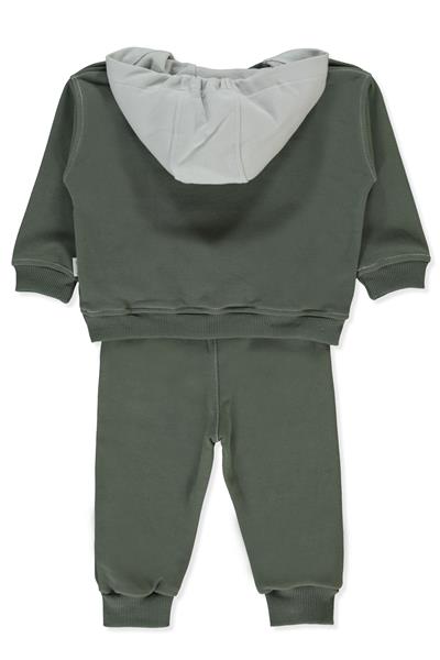 ÜÇ İP KAPŞONLU SWEAT 2Lİ TAKIM (GOOD THINGS) HAKİ