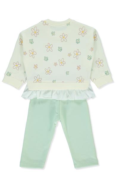 ÜÇ İP PANTOLON 2Lİ TAKIM (BEBETTO GIRL TEAM) MİNT