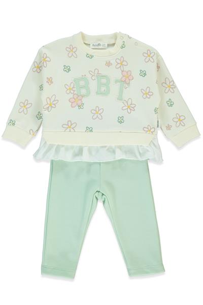 ÜÇ İP PANTOLON 2Lİ TAKIM (BEBETTO GIRL TEAM) MİNT
