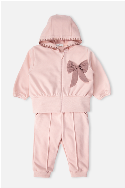 ÜÇ İP PANTOLON 2Lİ TAKIM (BELLA BOW) PEMBE