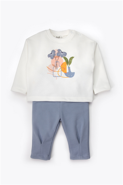 ÜÇ İP PANTOLON 2Lİ TAKIM (VINTAGE GIRL) LİLA