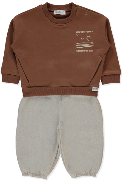 ÜÇ İP SWEAT 2Lİ TAKIM (GENTLEMAN) BEJ