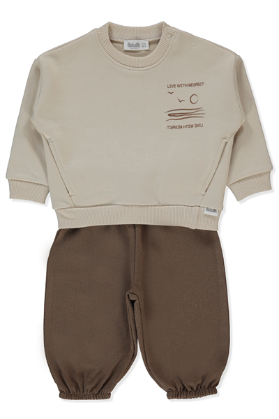 ÜÇ İP SWEAT 2Lİ TAKIM (GENTLEMAN) KAHVERENGİ