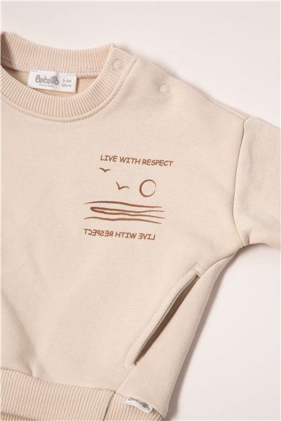 ÜÇ İP SWEAT 2Lİ TAKIM (GENTLEMAN) KAHVERENGİ