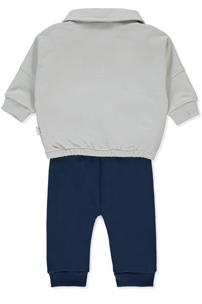 ÜÇ İP SWEAT 2Lİ TAKIM (SELF ENJOY) İNDİGO
