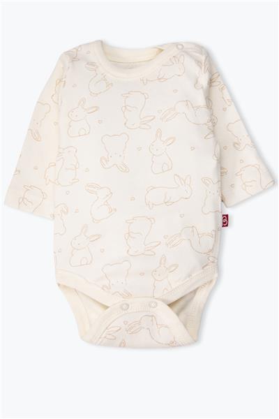 UZUN KOLLU BODY 3LÜ (CUTE BUNNY) BEJ