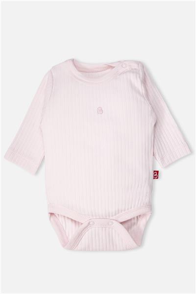 UZUN KOLLU BODY 3LÜ (CUTE BUNNY) PEMBE