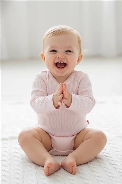 UZUN KOLLU BODY 3LÜ (CUTE BUNNY) PEMBE
