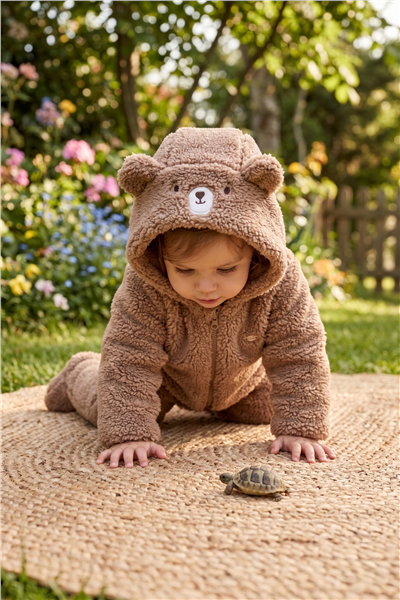 VELSOFT ELYAFLI KOZMONOT (TEDDY/26) KAHVERENGİ