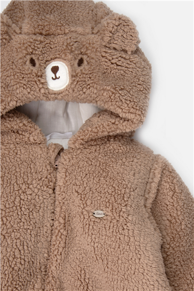 VELSOFT ELYAFLI KOZMONOT (TEDDY/26) KAHVERENGİ