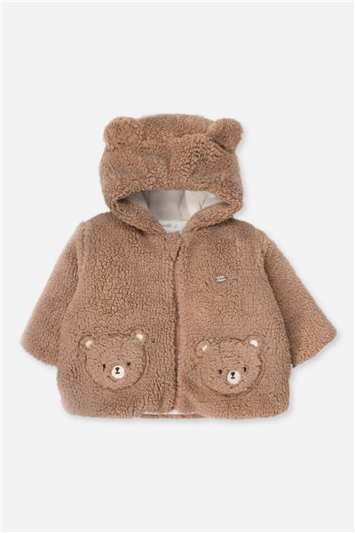 VELSOFT ELYAFLI MONT (TEDDY/26) KAHVERENGİ