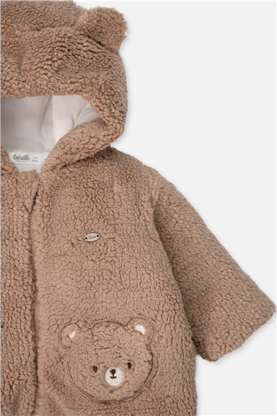 VELSOFT ELYAFLI MONT (TEDDY/26) KAHVERENGİ