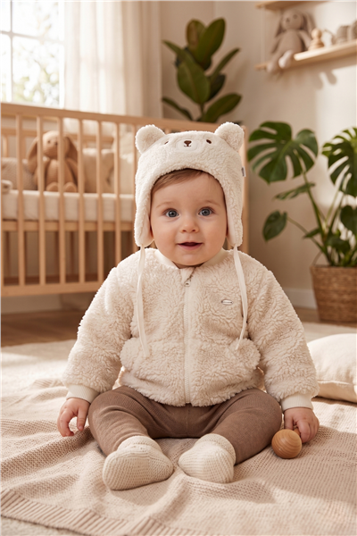VELSOFT HIRKA (TEDDY/26) EKRU