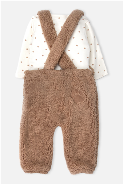 VELSOFT SALOPET 2Lİ TAKIM (TEDDY/26) KAHVERENGİ