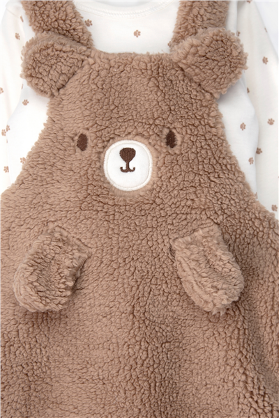 VELSOFT SALOPET 2Lİ TAKIM (TEDDY/26) KAHVERENGİ