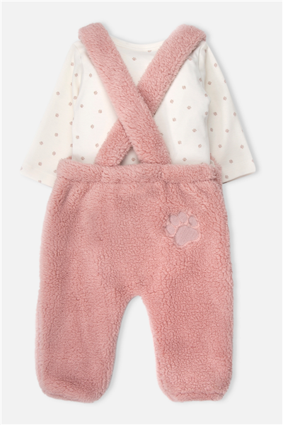 VELSOFT SALOPET 2Lİ TAKIM (TEDDY/26) PEMBE