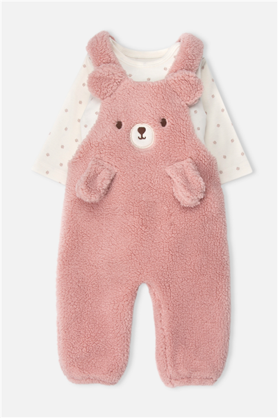 VELSOFT SALOPET 2Lİ TAKIM (TEDDY/26) PEMBE