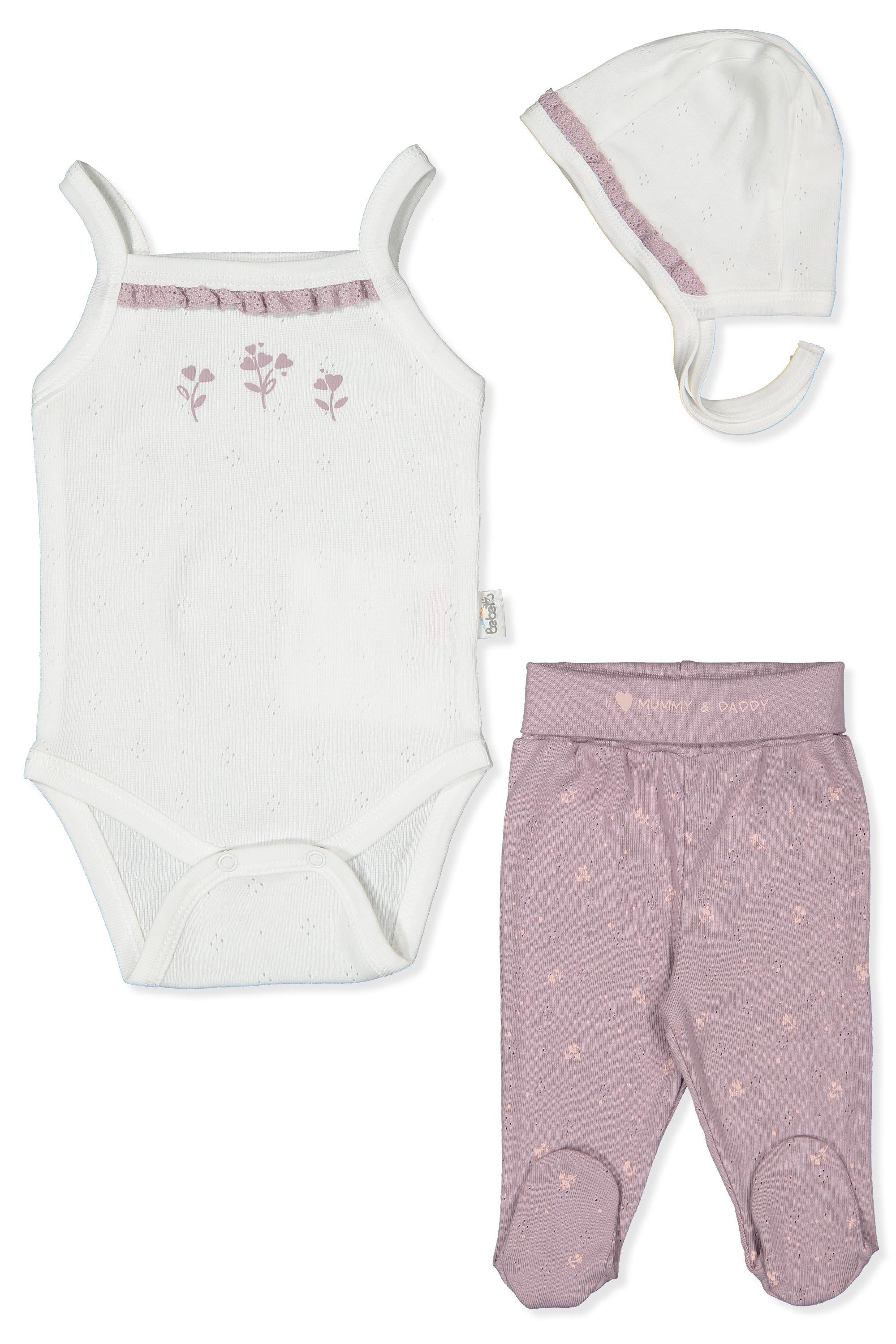 AJURLU BODY SET 3LÜ (NATURE) MOR