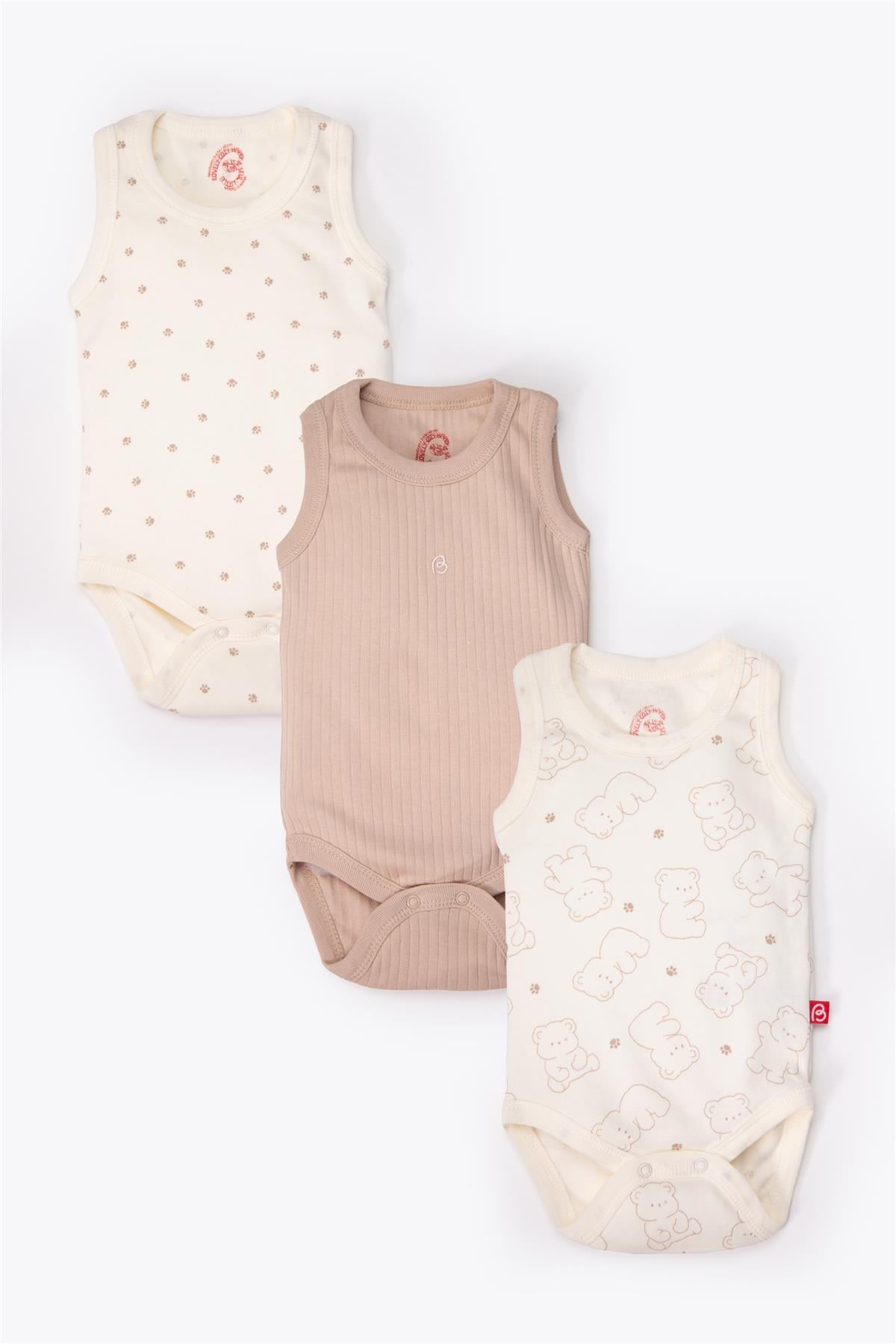 ATLET BODY 3LÜ (CUTE BEAR) BEJ