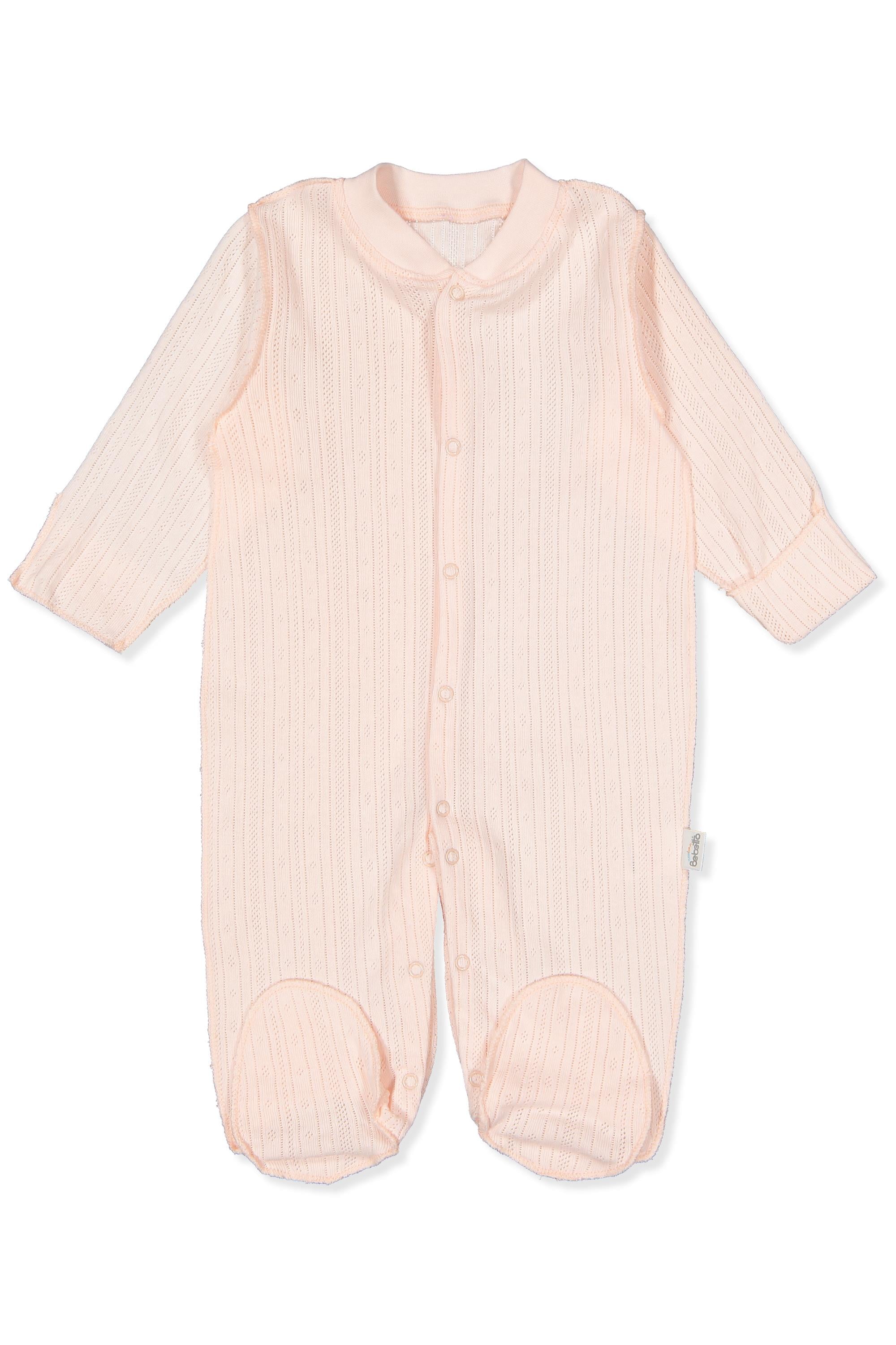 DIŞ DİKİŞ AJURLU PATİKLİ TULUM (BASIC/25) PEMBE