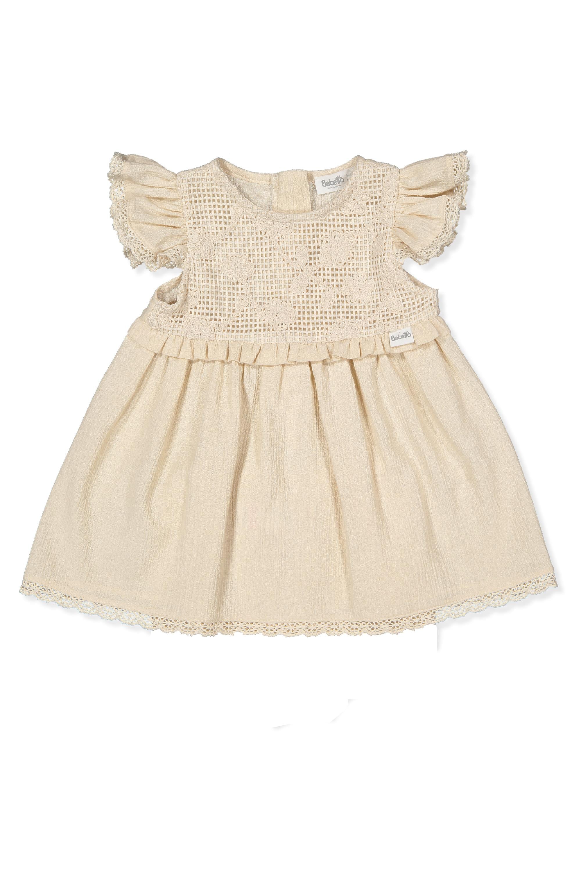 DOKUMA ELBİSE (CRINKLE) BEJ