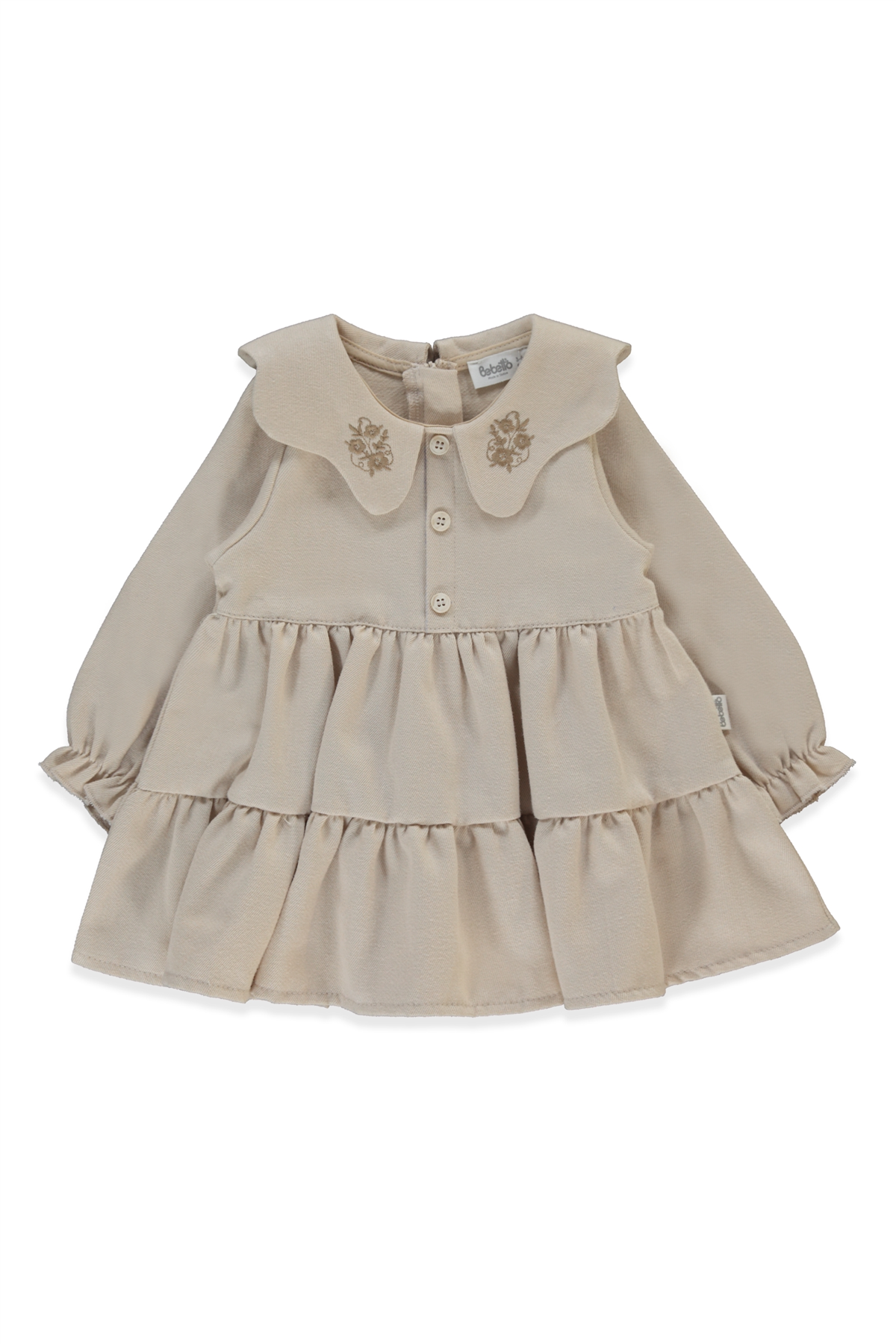 DOKUMA ELBİSE (STYLISH) BEJ