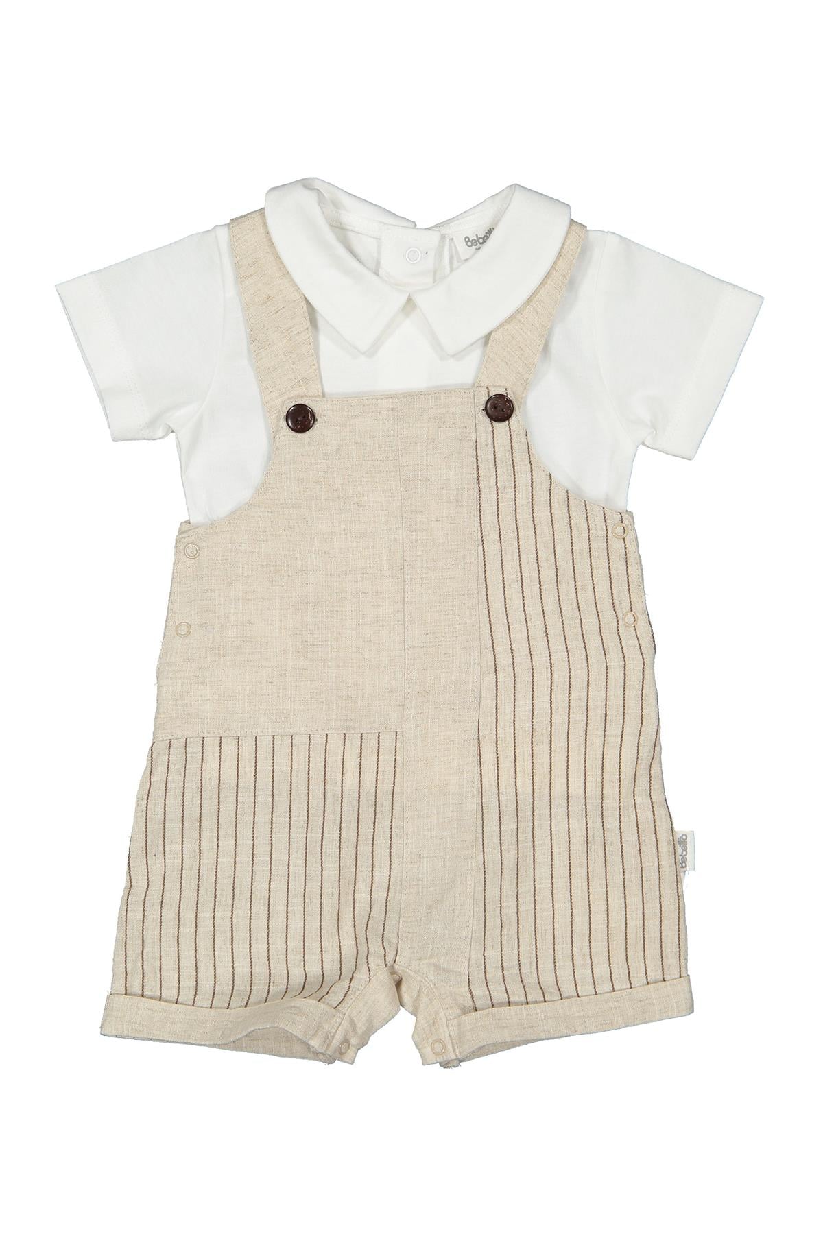 DOKUMA SALOPET 2Lİ TAKIM (COOL AND STYLISH) BEJ