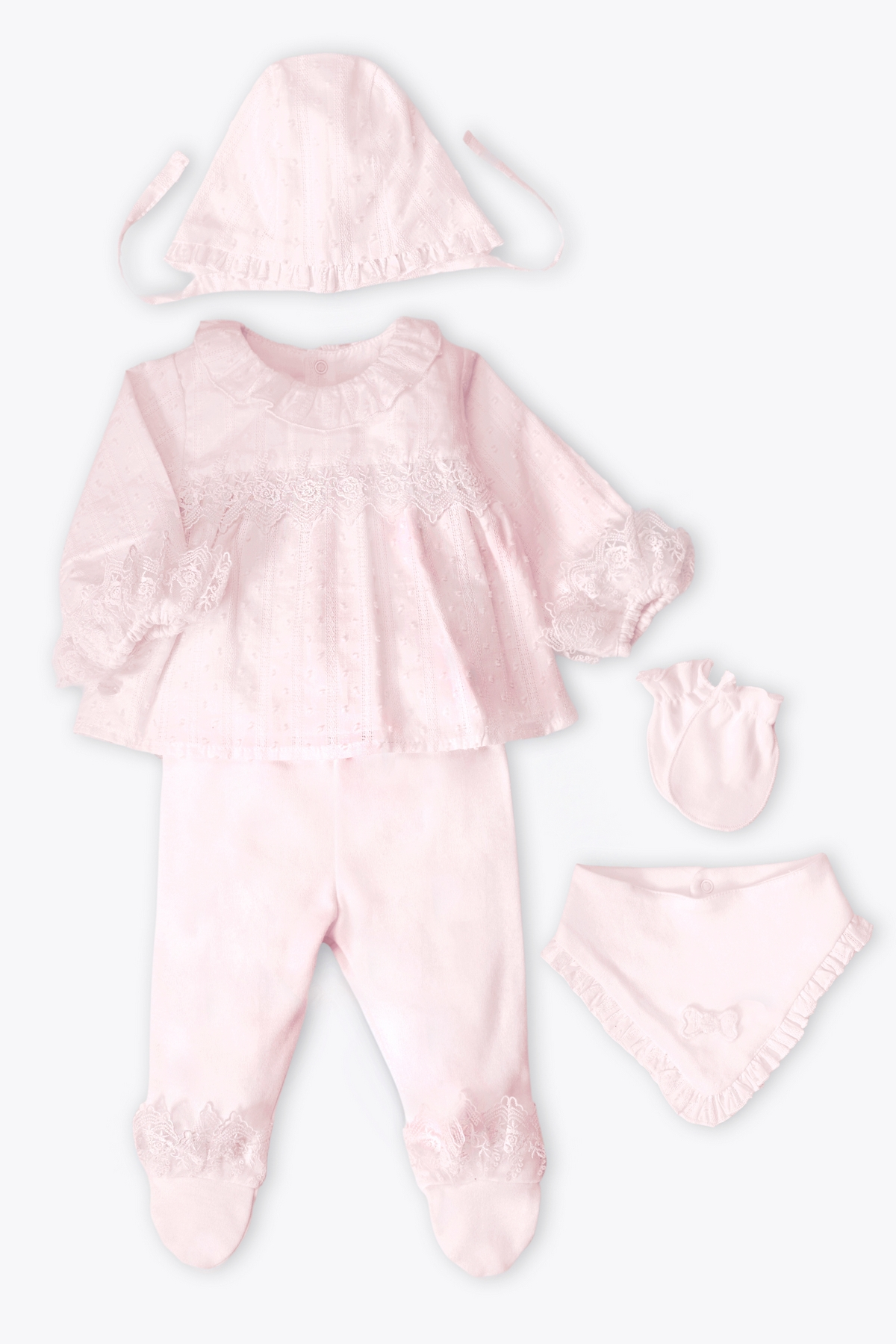 DOKUMA ZIBIN SET 5Lİ (PRETTY GIRL) PEMBE
