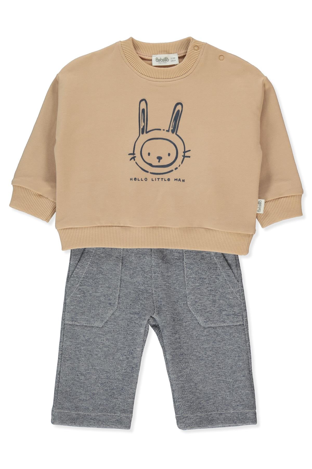 İKİ İP ŞARDONLU SWEAT 2Lİ TAKIM (KEEP READY) LACİVERT