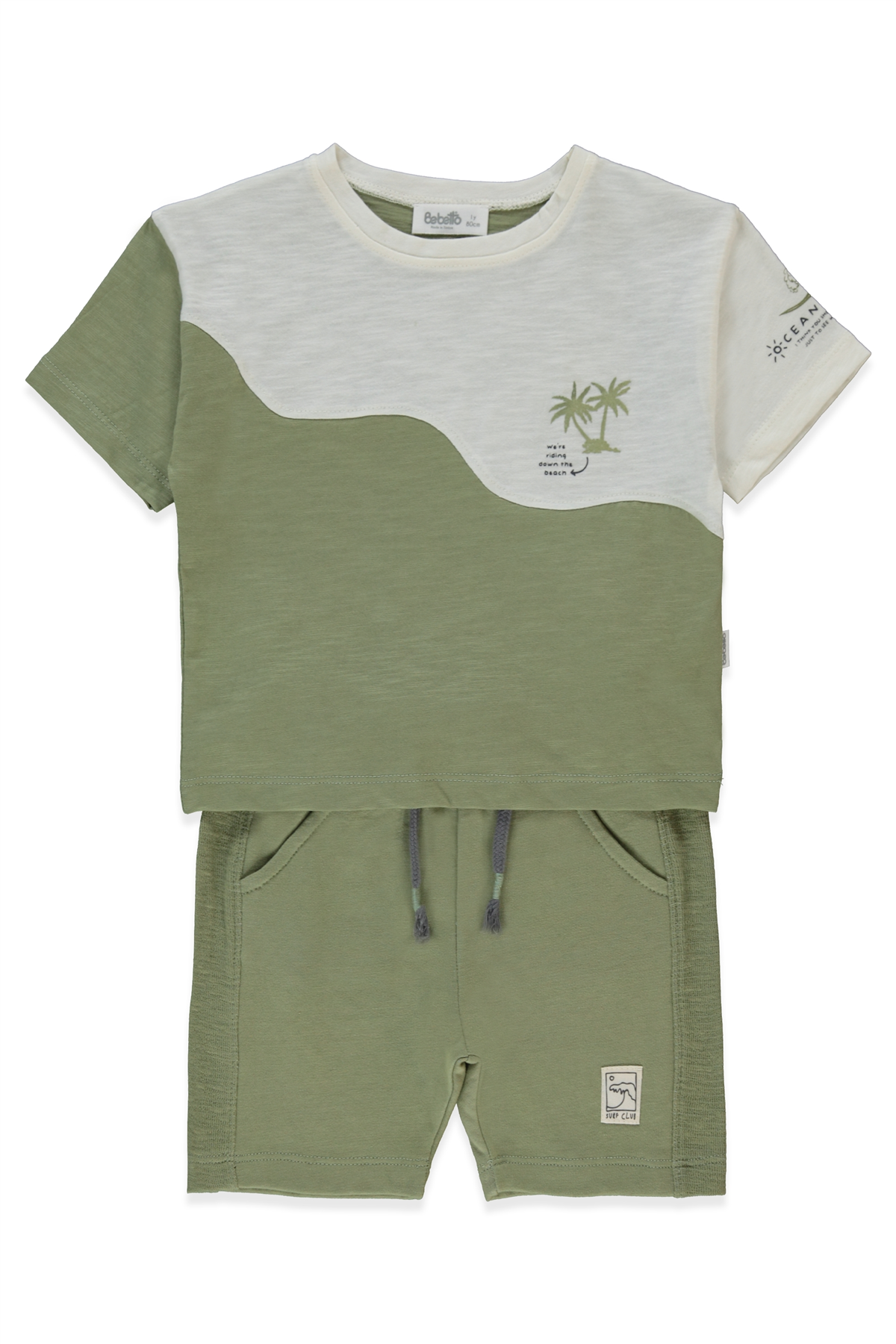 İKİ İP ŞORT 2Lİ TAKIM (SURF) YEŞİL