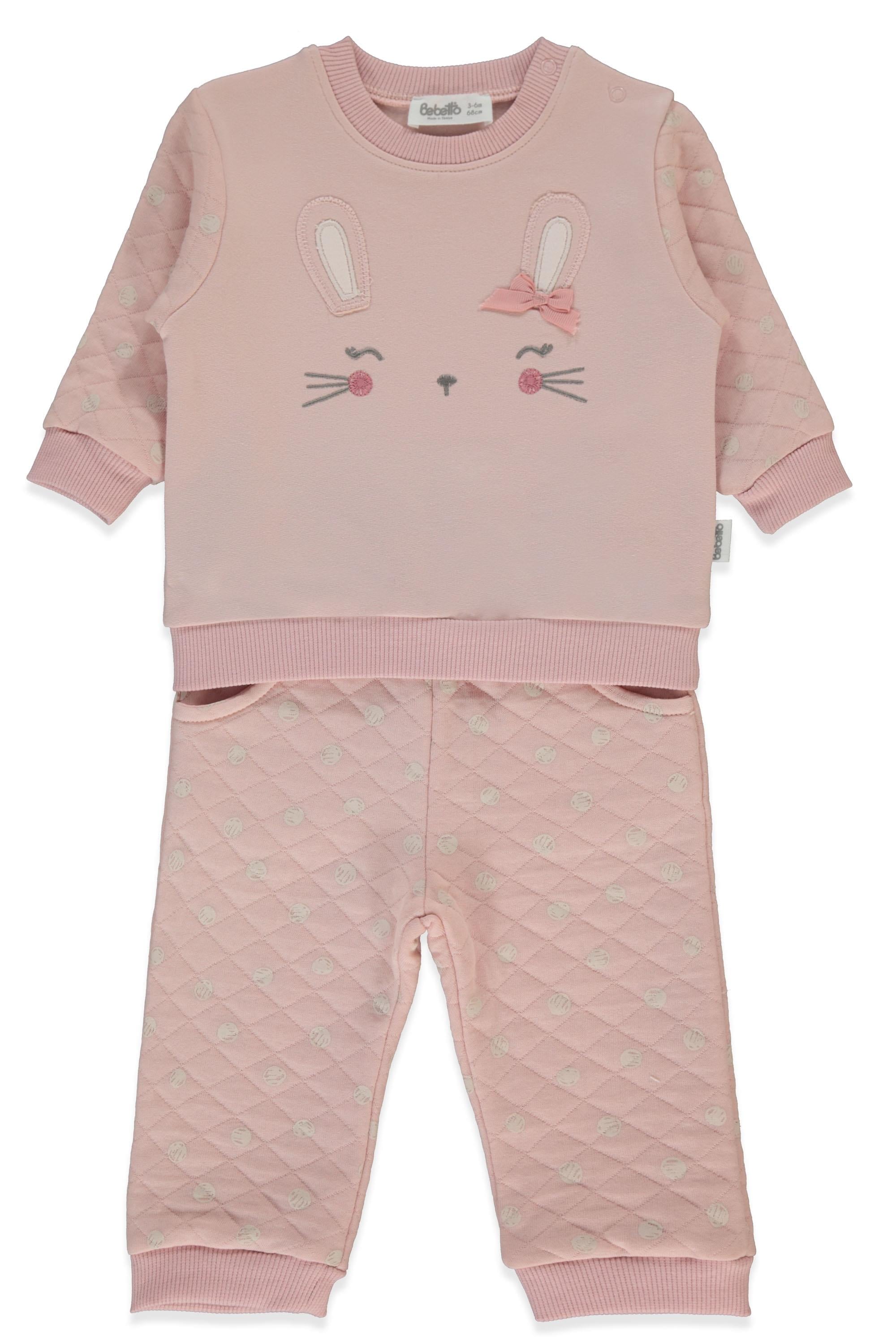 İKİ İP SWEAT 2Lİ TAKIM (BUNNY) GÜL KURUSU