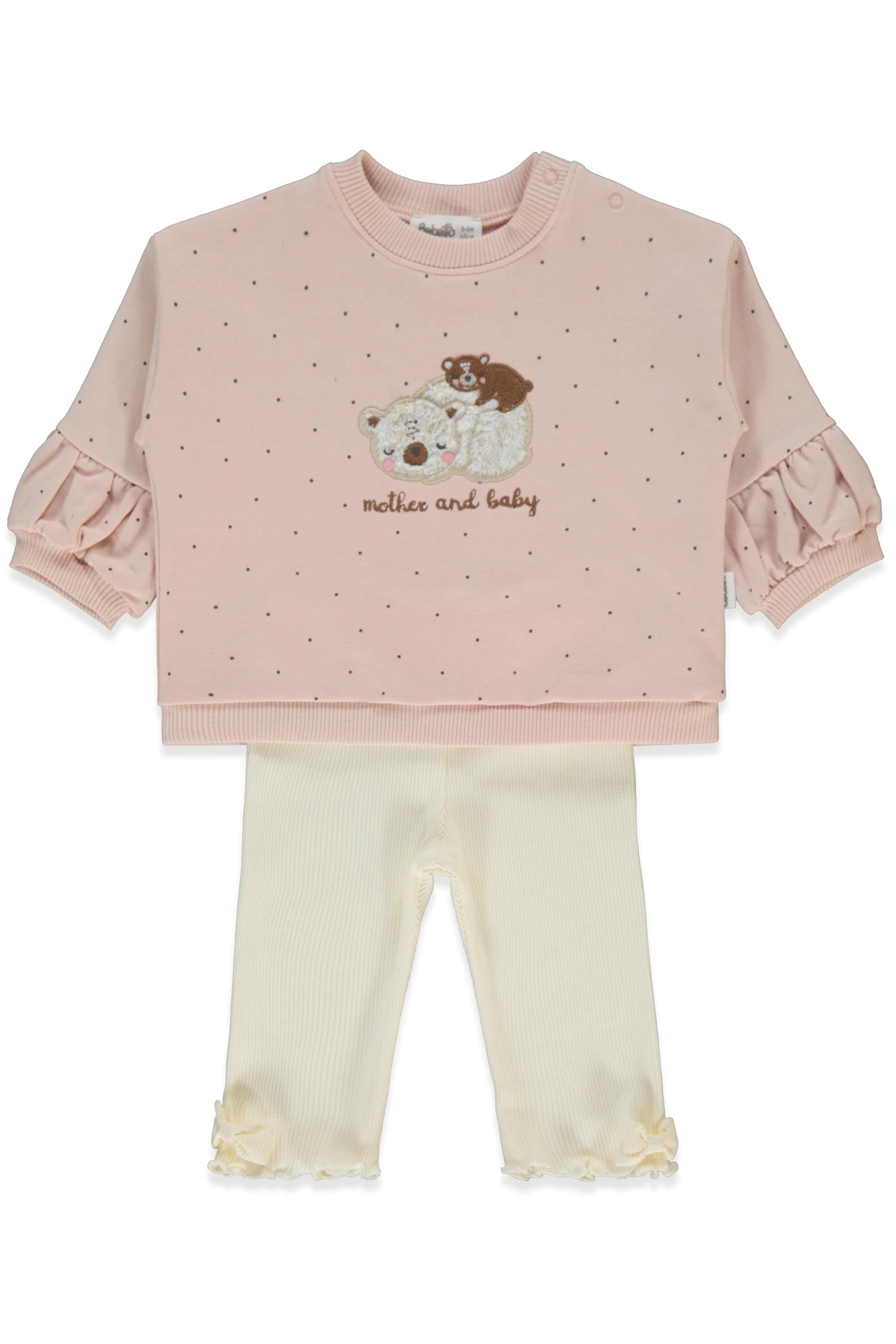 İKİ İP SWEAT 2Lİ TAKIM (MOTHER AND BABY) GÜL KURUSU