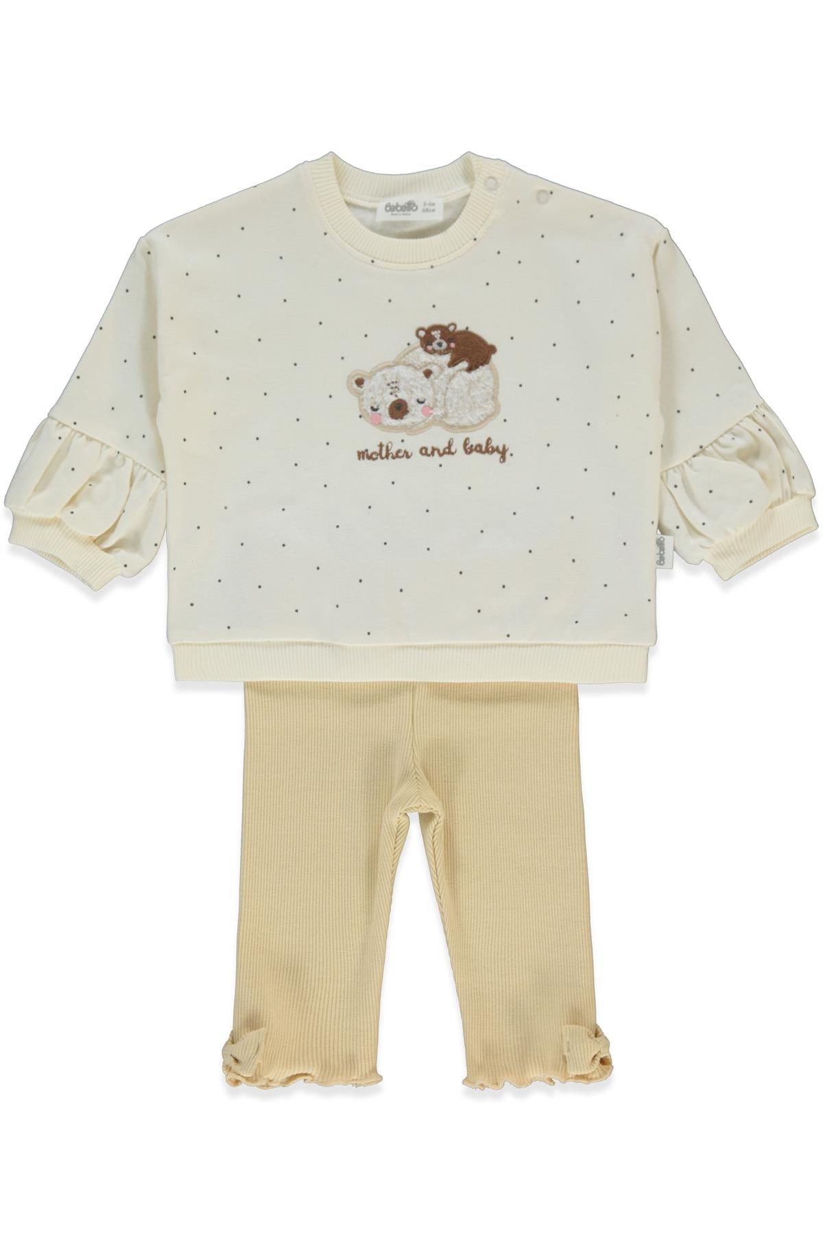 İKİ İP SWEAT 2Lİ TAKIM (MOTHER AND BABY) EKRU