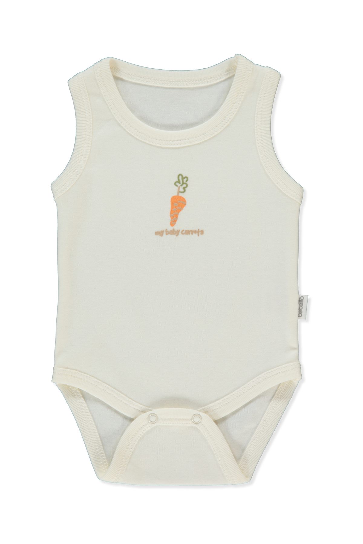 İNTERLOK ATLET BODY AY (BABY CARROT) EKRU