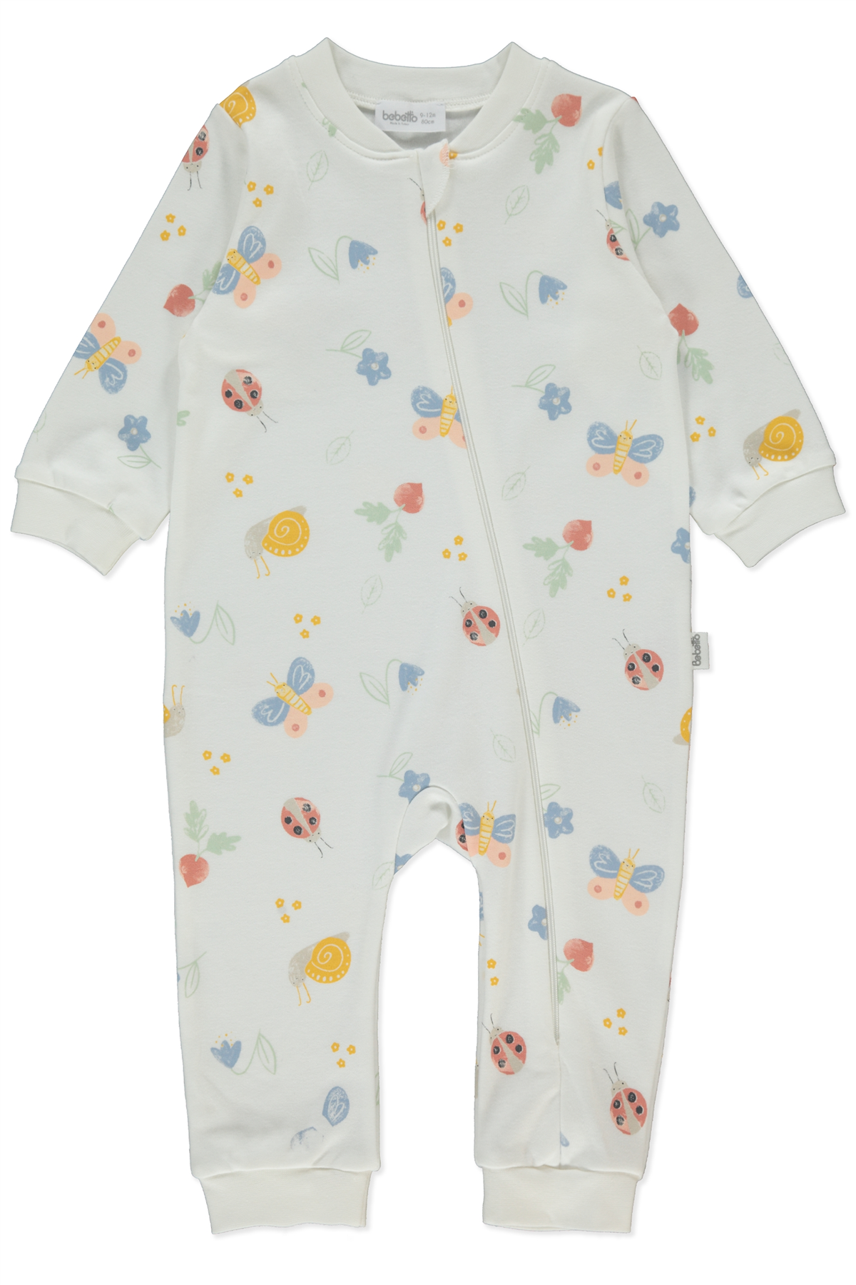 İNTERLOK FERMUARLI PATİKSİZ TULUM (SWEET JUMPSUIT/26) EKRU