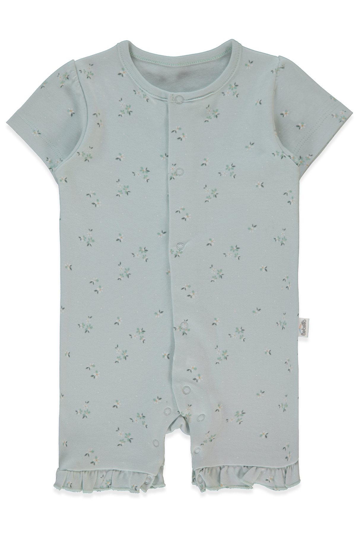 İNTERLOK GOLF TULUM BASKILI (FLOWER GARDEN) MİNT