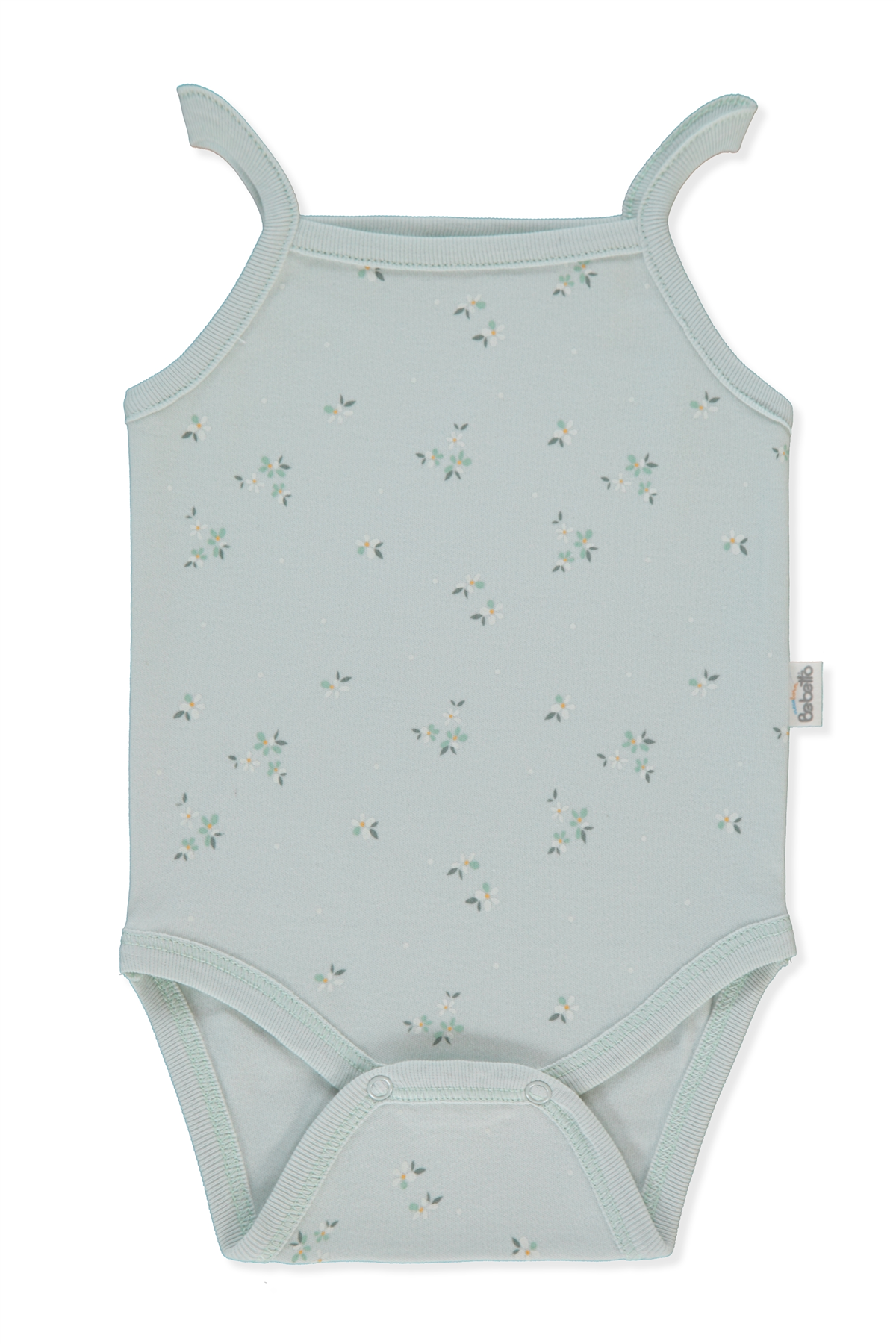 İNTERLOK İP ASKILI BODY AY BASKILI (FLOWER GARDEN) MİNT