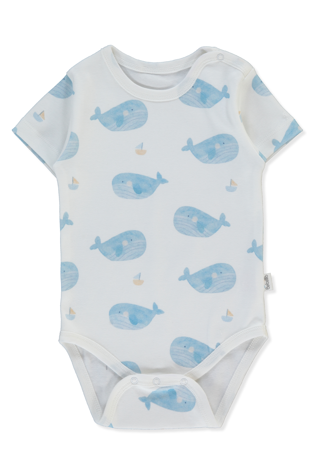 İNTERLOK KISA KOLLU BODY YAŞ (SAIL AWAY) EKRU