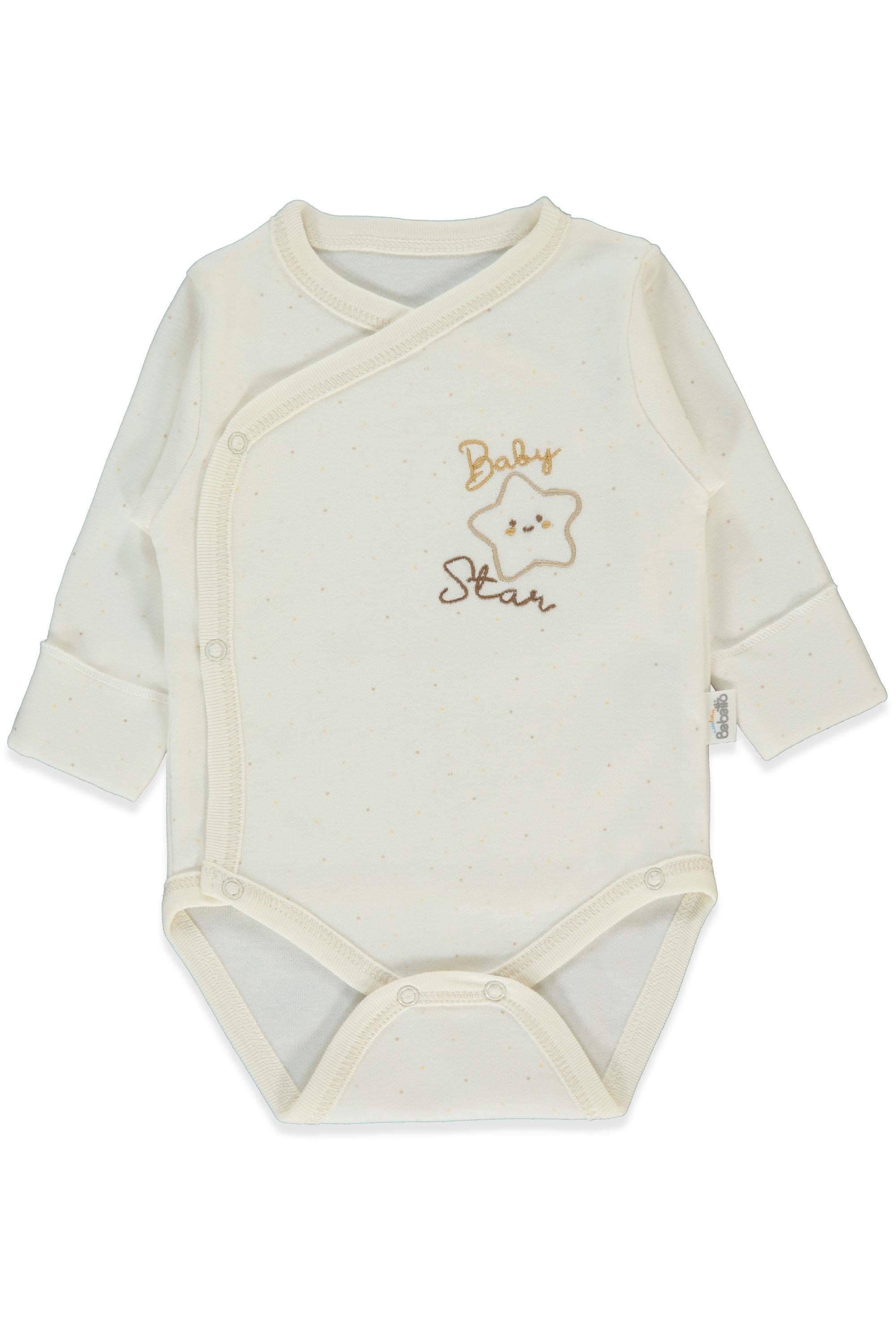 İNTERLOK KRUVAZE BODY (BE KIND) KOYU EKRU